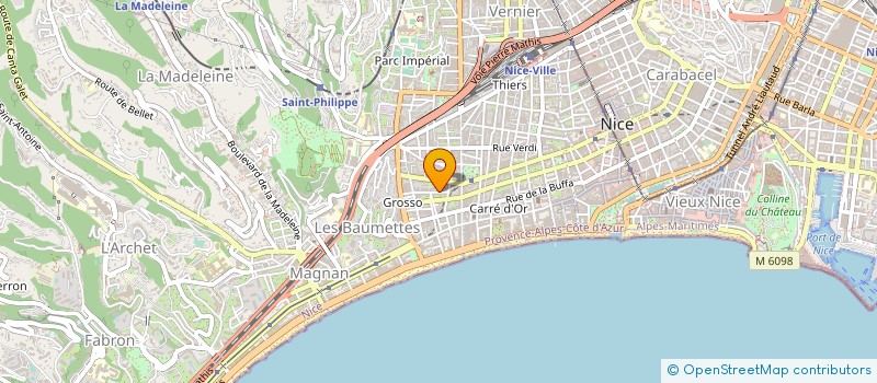 localisation de l'entreprise CTIM ORANGERS GB ET GT à NICE
