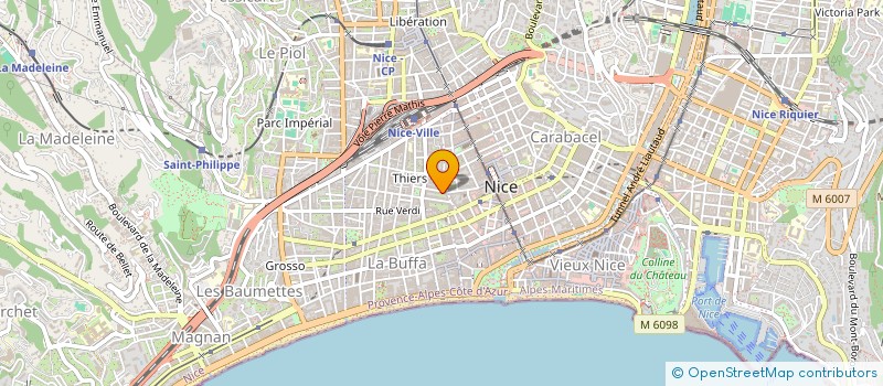 localisation de l'entreprise CTIM OSIRIS  NICE