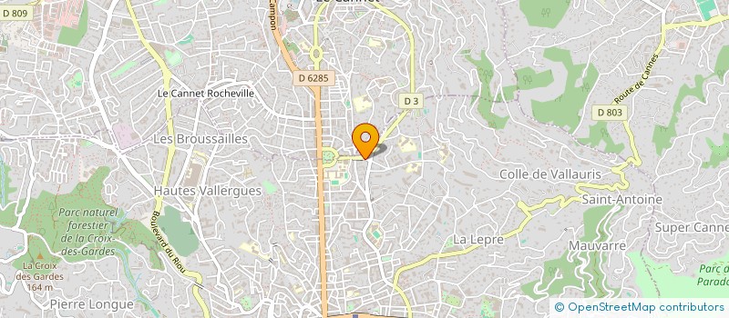 localisation de l'entreprise CTIM OXFORD  CANNES