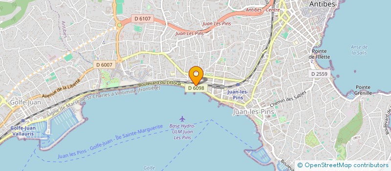 localisation de l'entreprise CTIM PALAIS DES EMBRUNS  ANTIBES