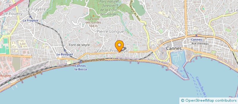 localisation de l'entreprise CTIM PALAIS DES PINS  CANNES