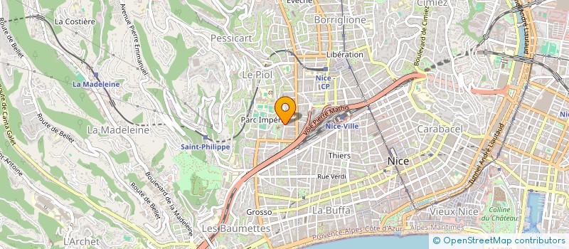 localisation de l'entreprise CTIM PALAIS SAINT JEAN  NICE