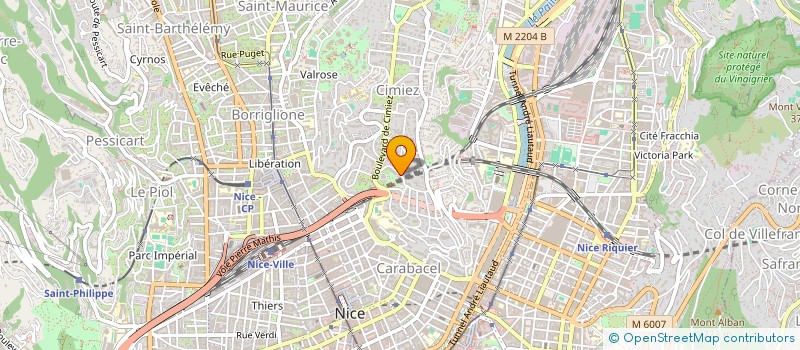 localisation de l'entreprise CTIM PARADISIO I  NICE