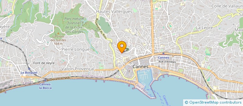 localisation de l'entreprise CTIM PARC CONTINENTAL B  CANNES