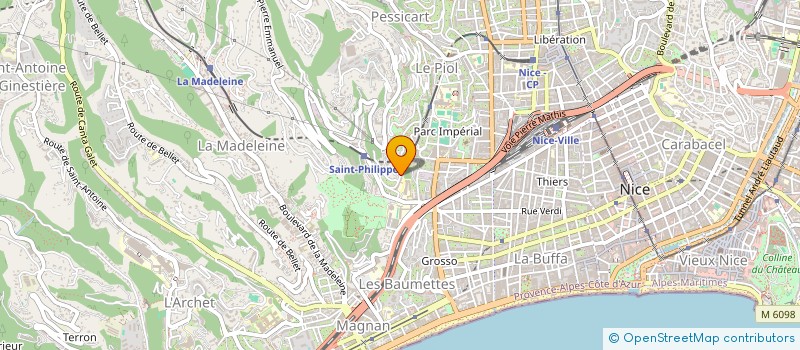 localisation de l'entreprise CTIM PARC LASCARIS  NICE