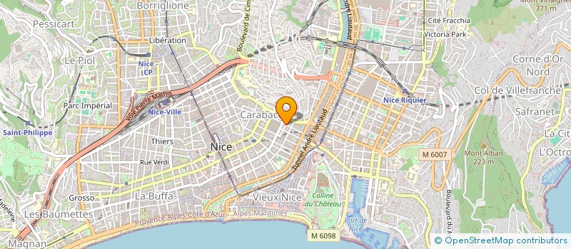 localisation de l'entreprise CTIM PENCHIENATTI 16 BIS à NICE