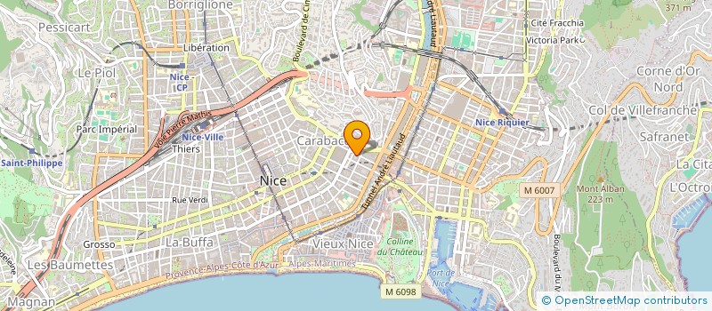 localisation de l'entreprise CTIM PENCHIENATTI 17 à NICE