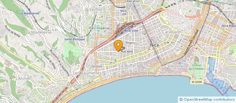 localisation de l'entreprise CTIM PERGOLA à NICE