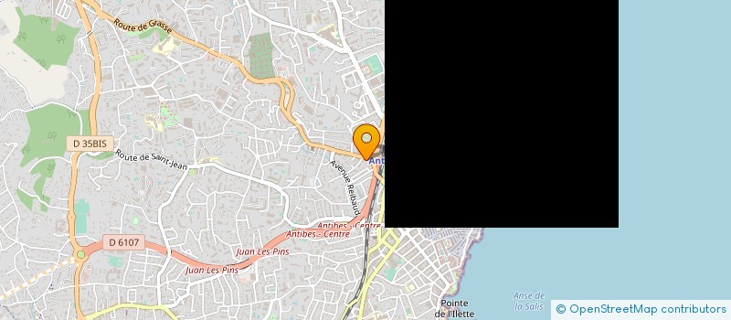 localisation de l'entreprise CTIM PINS à ANTIBES