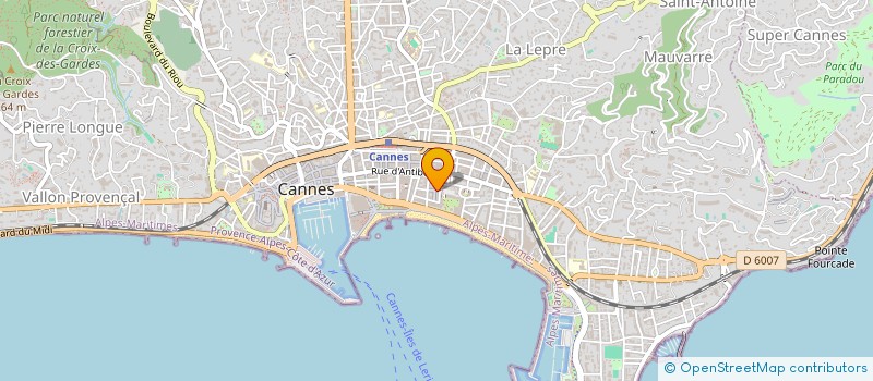 localisation de l'entreprise CTIM PRADIGNAC  CANNES