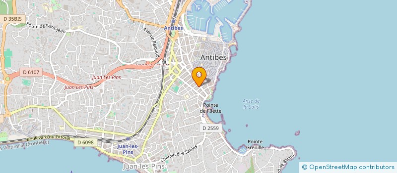 localisation de l'entreprise CTIM PRINCE ALBERT à ANTIBES