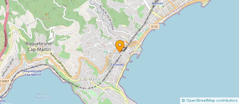 localisation de l'entreprise CTIM PROVENCE LE PR à ROQUEBRUNE-CAP-MARTIN