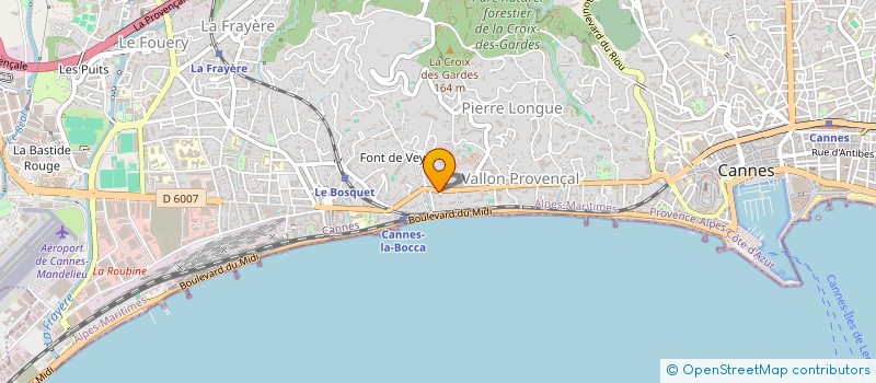 localisation de l'entreprise CTIM PRTIMAVERA à CANNES