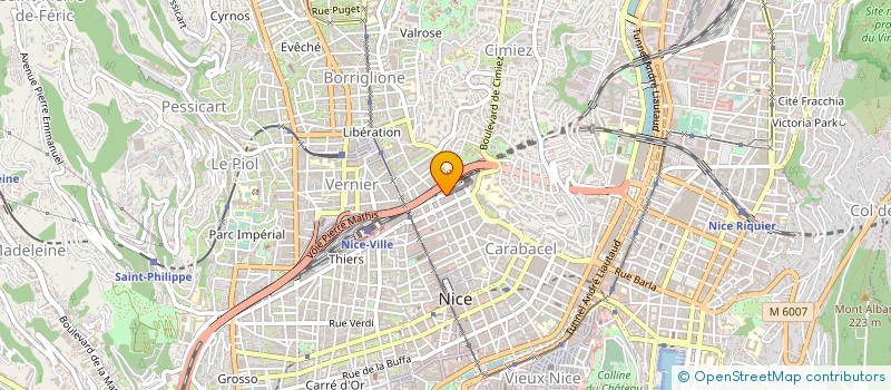 localisation de l'entreprise CTIM RAIMBALDI 15  NICE