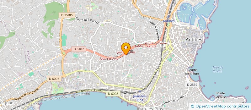 localisation de l'entreprise CTIM REGENT à ANTIBES