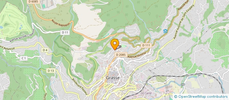 localisation de l'entreprise CTIM REINE JEANNE  GRASSE