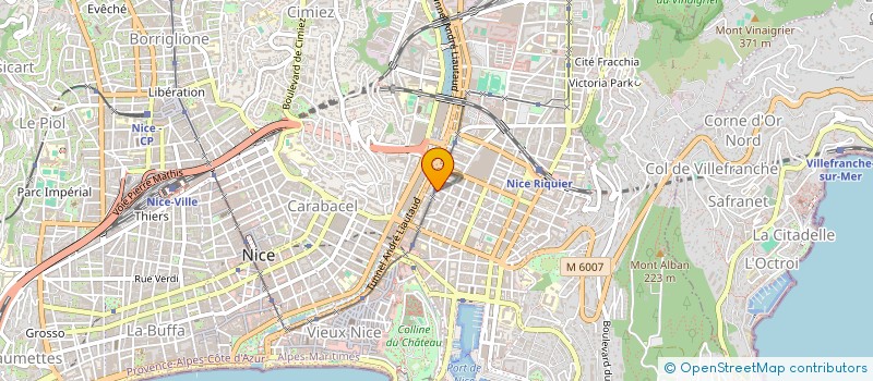 localisation de l'entreprise CTIM REPUBLIQUE 15  NICE