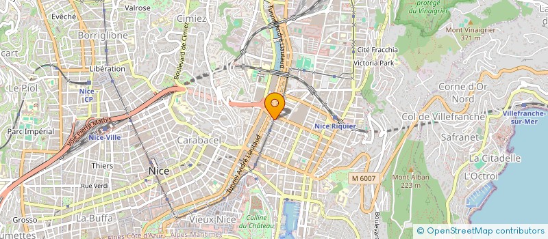 localisation de l'entreprise CTIM REPUBLIQUE 16  NICE