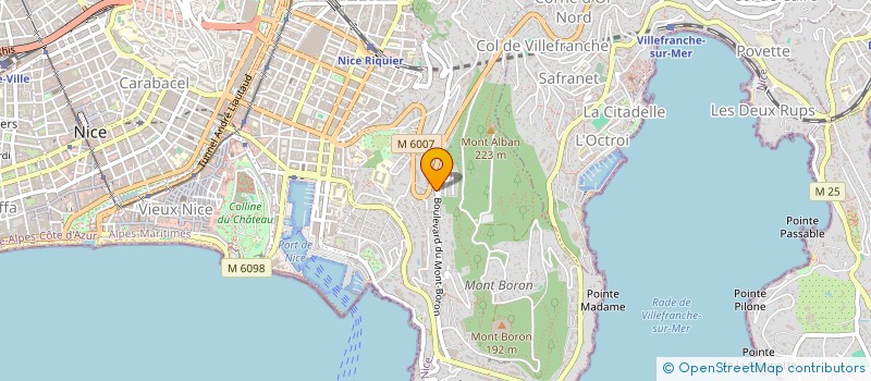 localisation de l'entreprise CTIM RES DU MONT BORON à NICE