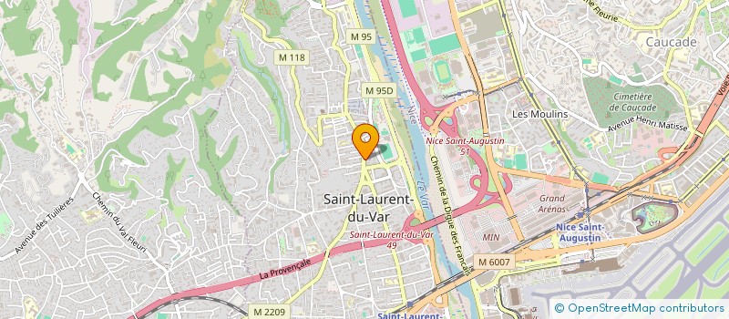 localisation de l'entreprise CTIM RES LE VALERIA CYNTHIA à SAINT-LAURENT-DU-VAR