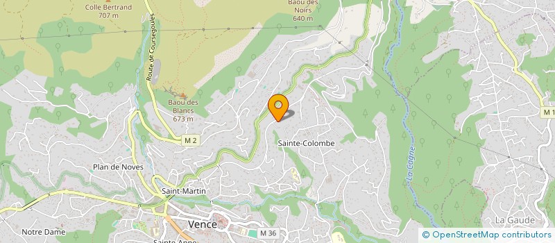 localisation de l'entreprise CTIM RES LES PALMIERS  VENCE