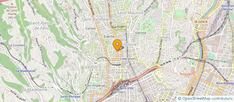 localisation de l'entreprise CTIM RESID AUGUSTE RAYNAUD  NICE