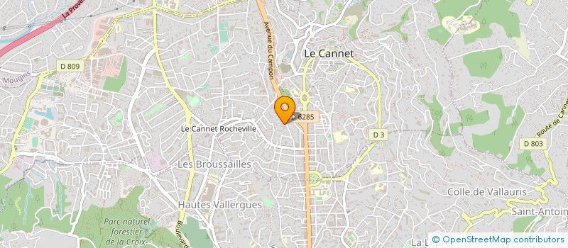 localisation de l'entreprise CTIM RESIDENCE BEAUGENCY à LE CANNET