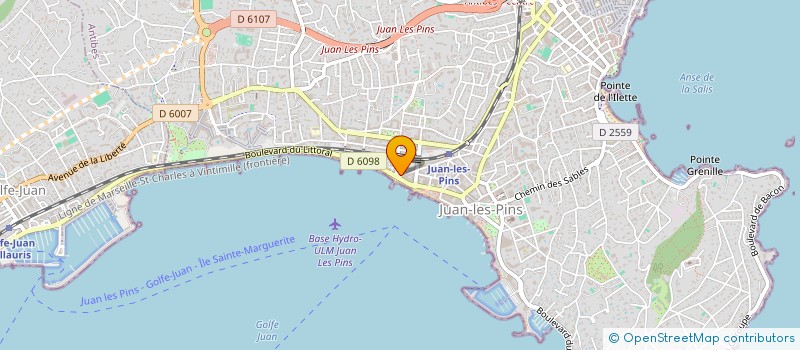 localisation de l'entreprise CTIM RESIDENCE DE FRANCE à ANTIBES
