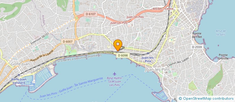 localisation de l'entreprise CTIM RESIDENCE DES LYS à ANTIBES