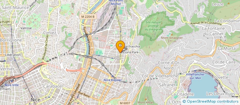 localisation de l'entreprise CTIM RESIDENCE DU BOULEVARD  NICE