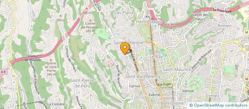 localisation de l'entreprise CTIM RESIDENCE DU PARC  NICE