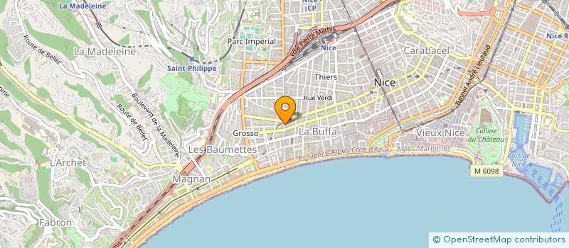 localisation de l'entreprise CTIM RESIDENCE GAMBETTA  NICE