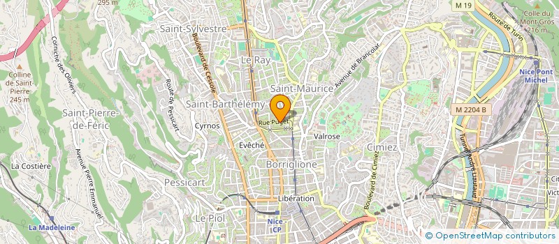 localisation de l'entreprise CTIM RESIDENCE LE BELLAY  NICE