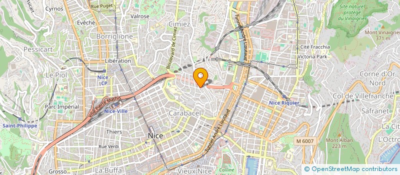 localisation de l'entreprise CTIM RESIDENCE MONTFLEURY  NICE