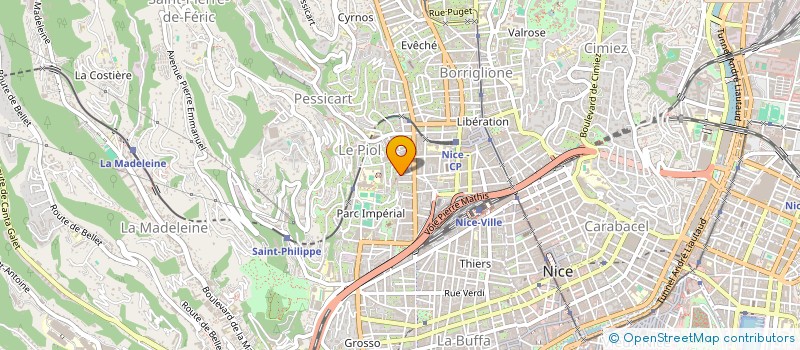 localisation de l'entreprise CTIM RESIDENCE ROCHER  NICE