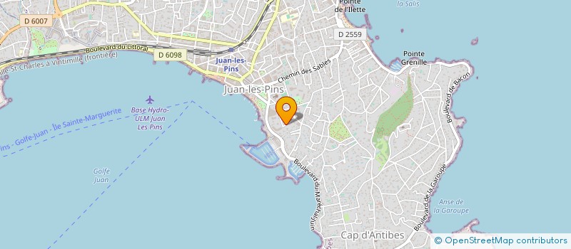 localisation de l'entreprise CTIM RESIDENCE SARAMARTEL à ANTIBES
