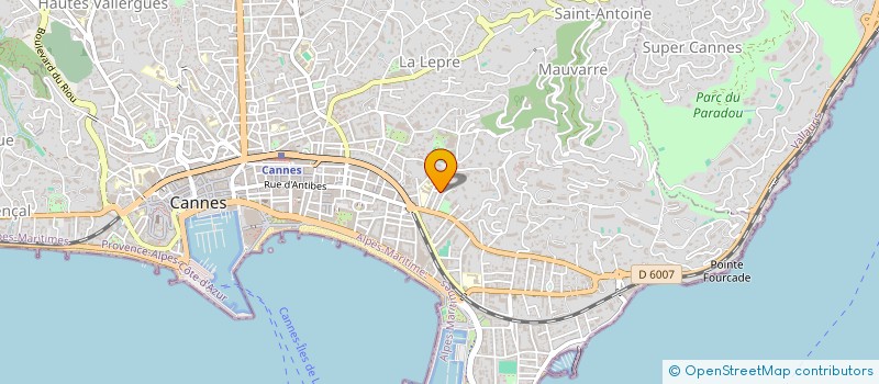 localisation de l'entreprise CTIM RESIDENCE ST CHARLES  CANNES