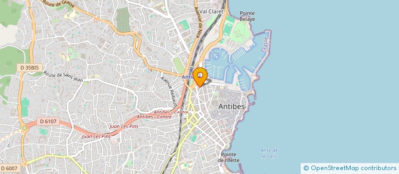 localisation de l'entreprise CTIM RESIDENCE TOURNELLI RES à ANTIBES