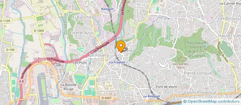 localisation de l'entreprise CTIM REVE D'OR  CANNES