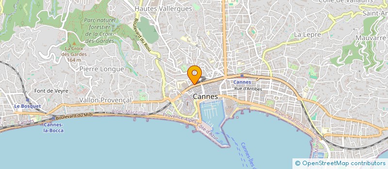 localisation de l'entreprise CTIM REVES D AZUR  CANNES