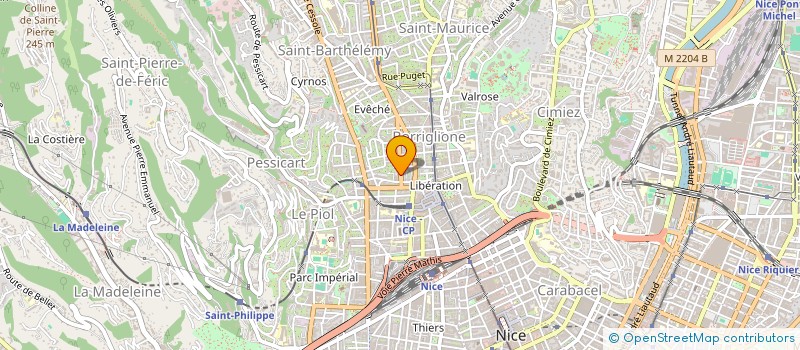 localisation de l'entreprise CTIM RHODES  NICE