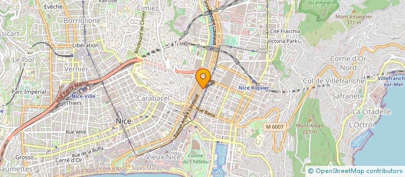 localisation de l'entreprise CTIM RISSO 30 à NICE