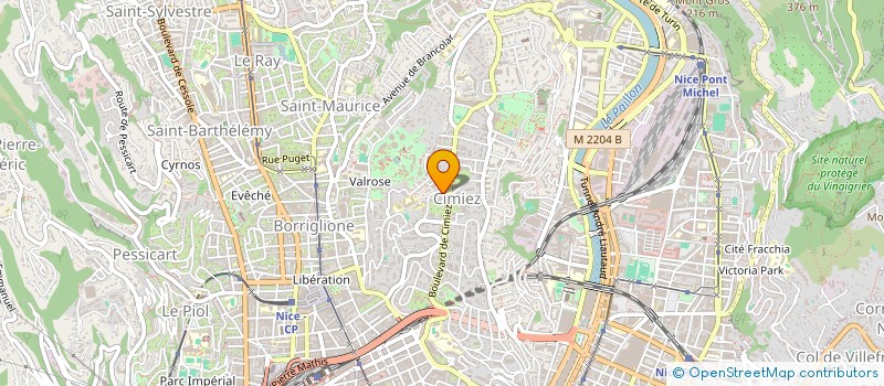 localisation de l'entreprise CTIM RIVIERA PALACE BLOC F  NICE