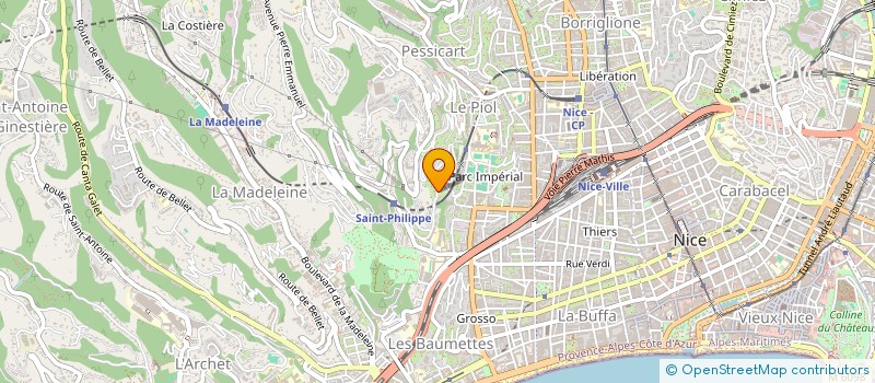 localisation de l'entreprise CTIM RIVIERA PINS                  IMM.  NICE