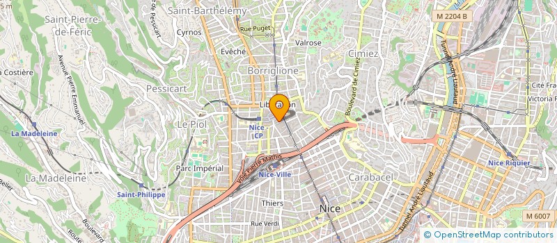 localisation de l'entreprise CTIM ROASSAL 4  NICE