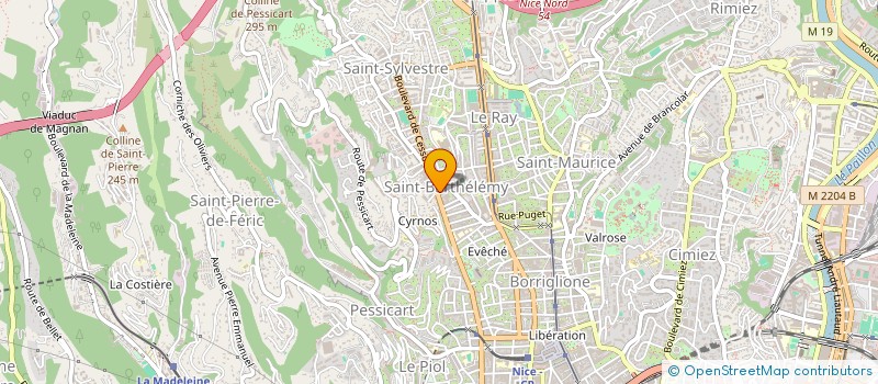 localisation de l'entreprise CTIM RODIN  NICE
