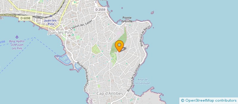 localisation de l'entreprise CTIM ROMARINS à ANTIBES