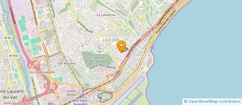 localisation de l'entreprise CTIM ROSE AZUR à NICE