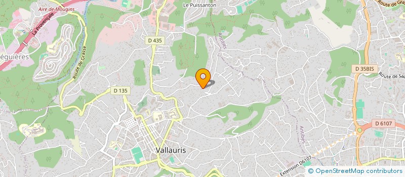 localisation de l'entreprise CTIM ROSERAIE  VALLAURIS