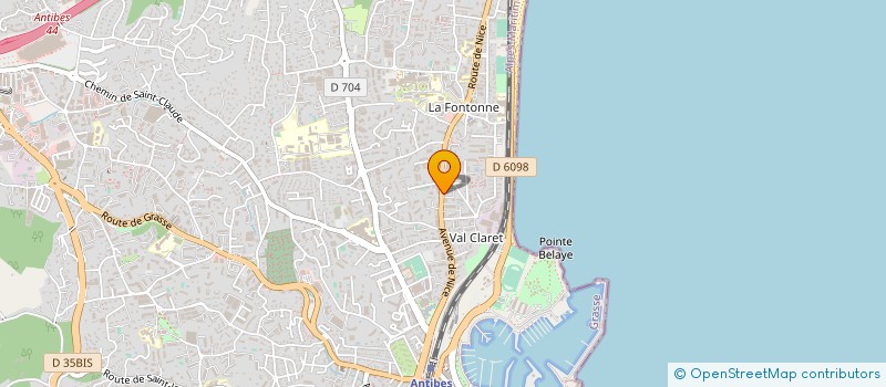 localisation de l'entreprise CTIM ROSES ROUGES à ANTIBES